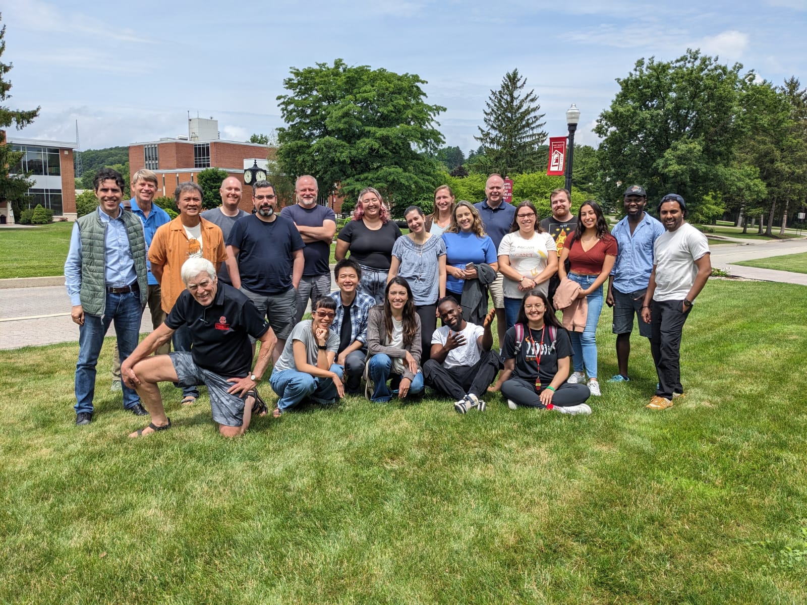 ConGen 2023 group on the Saint Francis University campus