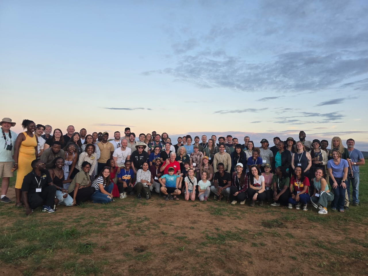 ConGen 2025 participants and faculty together outdoors in Namibia
