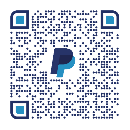 PayPal donation QR code supplied by the ConGen organizer